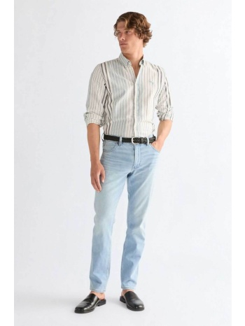 wrangler® ανδρικό τζιν παντελόνι πεντάτσεπο straight fit