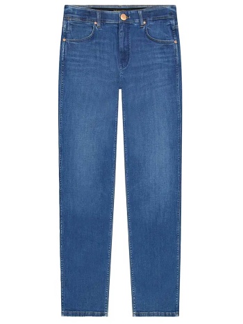 wrangler® ανδρικό τζιν παντελόνι πεντάτσεπο straight fit