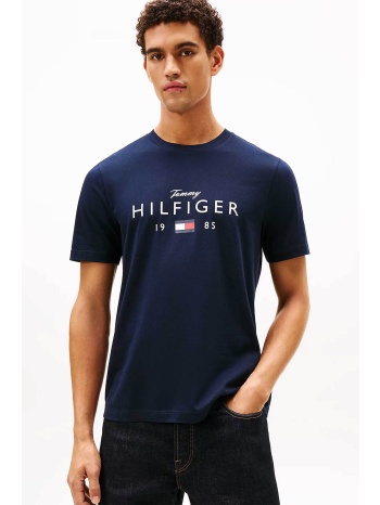 tommy hilfiger ανδρικό t-shirt με logo print regular fit 