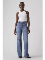 levi`s® γυναικείο ψηλόμεσο τζιν παντελόνι πεντάτσεπο slim flared fit `ribcage bell` - a75030014 deni
