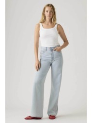 levi`s® γυναικείο ψηλόμεσο τζιν παντελόνι πεντάτσεπο slim flared fit `ribcage bell` - a60810079 deni