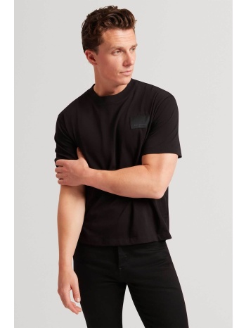 ted baker ανδρικό t-shirt με logo patch regular fit `lucka`