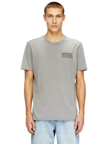 diesel ανδρικό t-shirt με λογότυπο regular fit