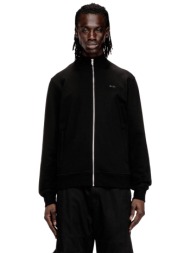 diesel ανδρική ζακέτα φούτερ μονόχρωμη με λογότυπο `s-lock-met` - s26a209990wicn μαύρο