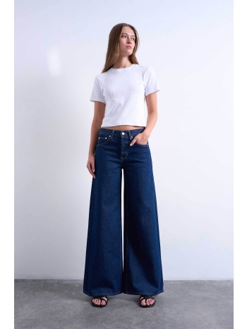 topshop γυναικείο τζιν παντελόνι wide fit `tsclara` 