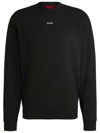 hugo boss ανδρική μπλούζα φούτερ μονόχρωμη regular fit 