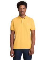 timberland ανδρική μπλούζα πόλο πικέ με κεντημένο logo tree regular fit `millers river` - tb0a6vdp71