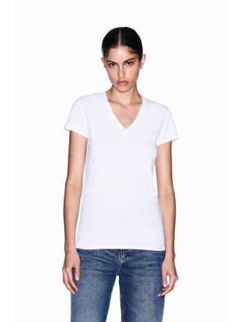 armani exchange γυναικείο t-shirt με v και λογότυπο slim