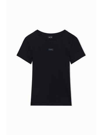 armani exchange γυναικείο t-shirt με λογότυπο regular fit 
