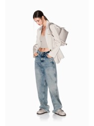 armani exchange γυναικείο σακάκι με χρυσά κουμπιά - xw001953af21553 μπεζ