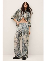 ba&sh γυναικείο παντελόνι με snake print `carrina` - 1e26carr μπλε