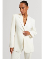 ted baker γυναικείο σακάκι μονόχρωμο `acata - 283381 εκρού