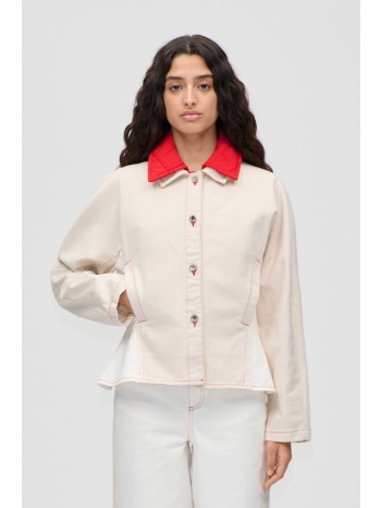 stine goya γυναικείο jacket denim με αφαιρούμενο γιλέκο 