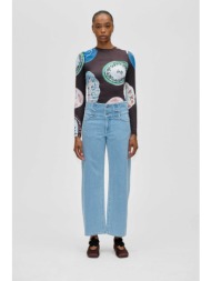 stine goya γυναικείο τζιν παντελόνι denim με sg θυλάκια - sg-ss26-p138-2453 denim blue