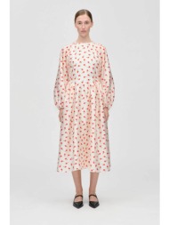 stine goya γυναικείο midi φόρεμα με floral print `ditzy petunia` - sg-ps26-d211-2067 εκρού