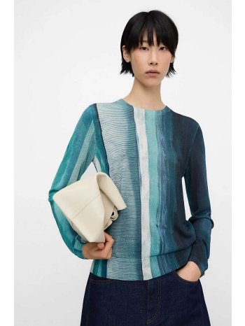 adolfo domínguez γυναικείο πουλόβερ με ριγέ σχέδιο ribbed 