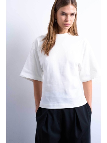 topshop γυναικεία μπλούζα με έντονους ώμους `gua` 