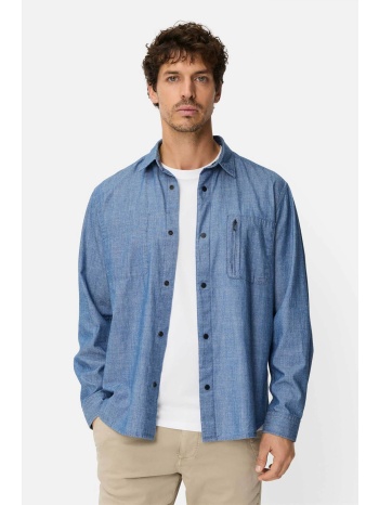 camel active ανδρικό πουκάμισο με τσέπη regular fit 