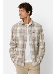 camel active ανδρικό πουκάμισο με καρό σχέδιο και τσέπη με monogram regular fit - c261-409111-7s11 μ