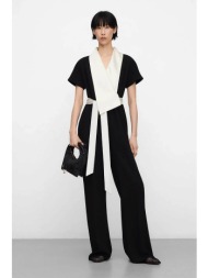 adolfo domínguez γυναικεία ολόσωμη δίχρωμη φόρμα - 263032369 μπεζ