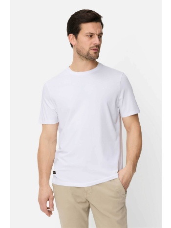 camel active ανδρικό t-shirt με κεντημένο monogram regular