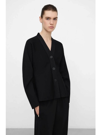 adolfo domínguez γυναικεία ζακέτα μονόχρωμη ribbed 