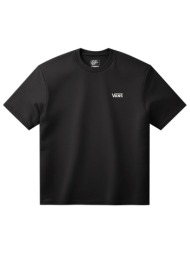 vans ανδρικό t-shirt loose fit `left chest logo` - vn000r9xblk1 μαύρο