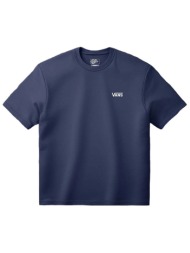vans ανδρικό t-shirt loose fit `left chest logo` - vn000r9xfob1 μπλε σκούρο