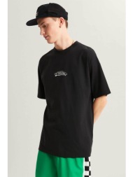 vans ανδρικό t-shirt loose fit `buckled` - vn000sr3blk1 μαύρο