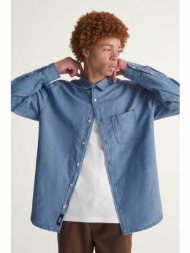 vans ανδρικό πουκάμισο με τσέπη relaxed fit `lawson` - vn000tae5tu1 μπλε