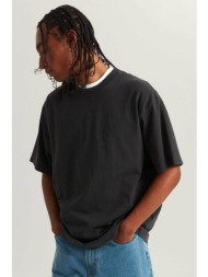 vans ανδρικό t-shirt loose fit `premium` - vn000tbpemv1 μαύρο