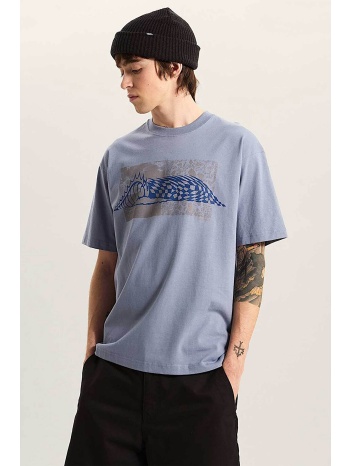 vans ανδρικό t-shirt relaxed fit `wave check` 