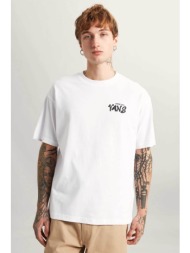 vans ανδρικό t-shirt loose fit `reaper sam` - vn000vxdwht1 λευκό