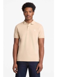 timberland ανδρική μπλούζα πόλο πικέ με κεντημένο logo tree regular fit `millers river` - tb0a6vdpy9