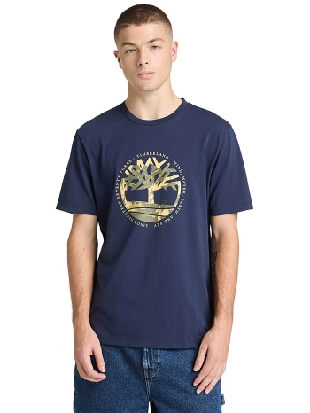 timberland ανδρικό t-shirt με tree logo print regular fit