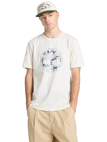timberland ανδρικό t-shirt με tree logo print regular fit