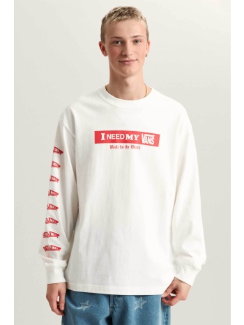 vans ανδρική μακρυμάνικη μπλούζα loose fit `i need my vans`