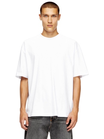 diesel ανδρικό t-shirt με λογότυπο loose fit
