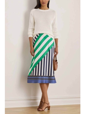 lauren ralph lauren γυναικεία midi φούστα bolour-blocked με