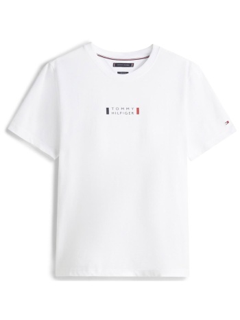 tommy hilfiger ανδρικό t-shirt με logo print regular fit 