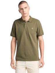 timberland ανδρική μπλούζα πόλο πικέ με κεντημένο logo tree regular fit `millers river` - tb0a6vdpa5