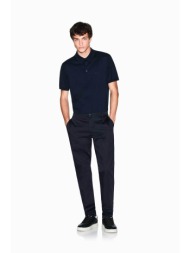 armani exchange ανδρικό παντελόνι chino regular fit - xm001162af13236 σκούρο μπλε