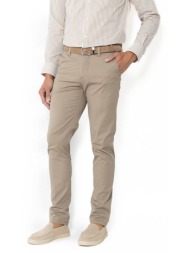 the bostonians ανδρικό παντελόνι chino twill modern fit - cn1154t596 μπεζ
