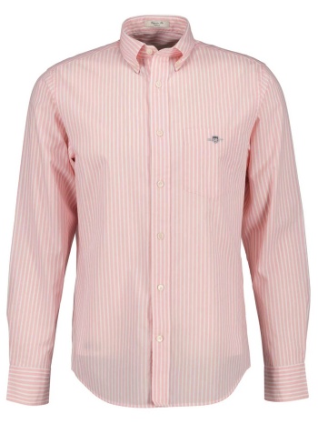 gant ανδρικό πουκάμισο button down με ριγέ σχέδιο και τσέπη