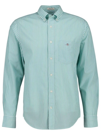 gant ανδρικό πουκάμισο button down με ριγέ σχέδιο και τσέπη