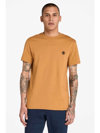 timberland ανδρικό t-shirt με κεντημένο tree logo slim fit