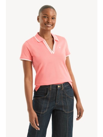 nautica γυναικεία μπλούζα πόλο πικέ με κεντημένο λογότυπο
