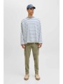 jack & jones ανδρικό παντελόνι cargo tapered fit - 12282388 λαδί