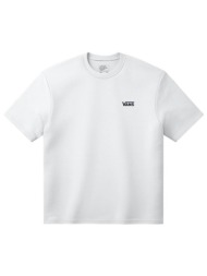 vans ανδρικό t-shirt regular fit `left chest ss` - vn000r9xwht1 λευκό