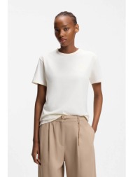 hugo boss γυναικείο τ-shirt μονόχρωμο `damacia_7` - 50561233 λευκό